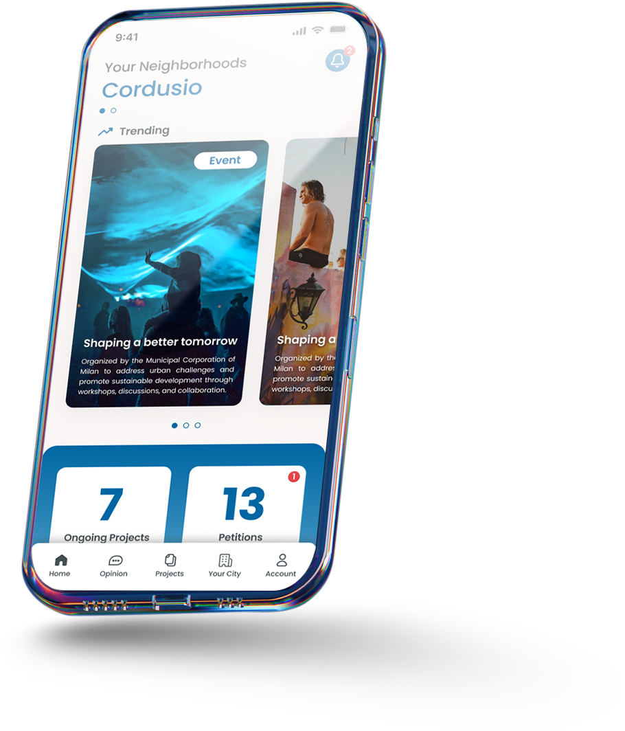 Milano Partecipa - UI UX Design