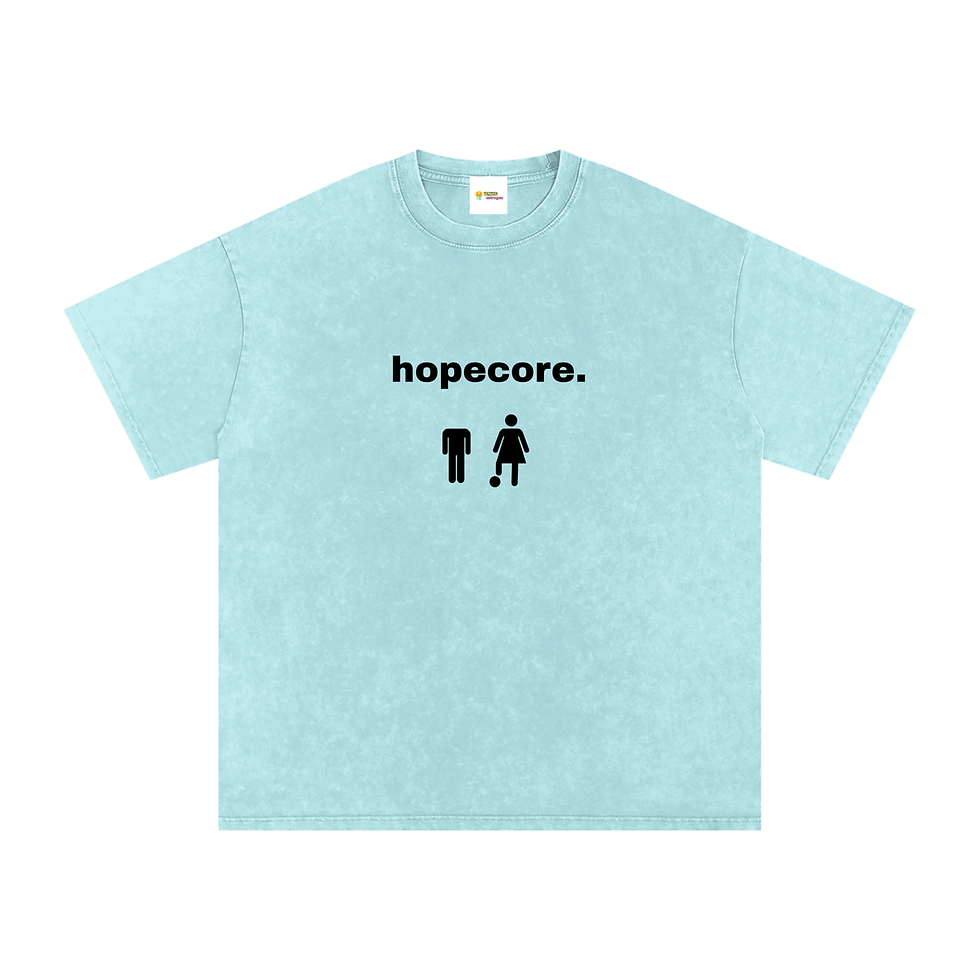 Thumbnail: "hopecore" oversized t-shirt