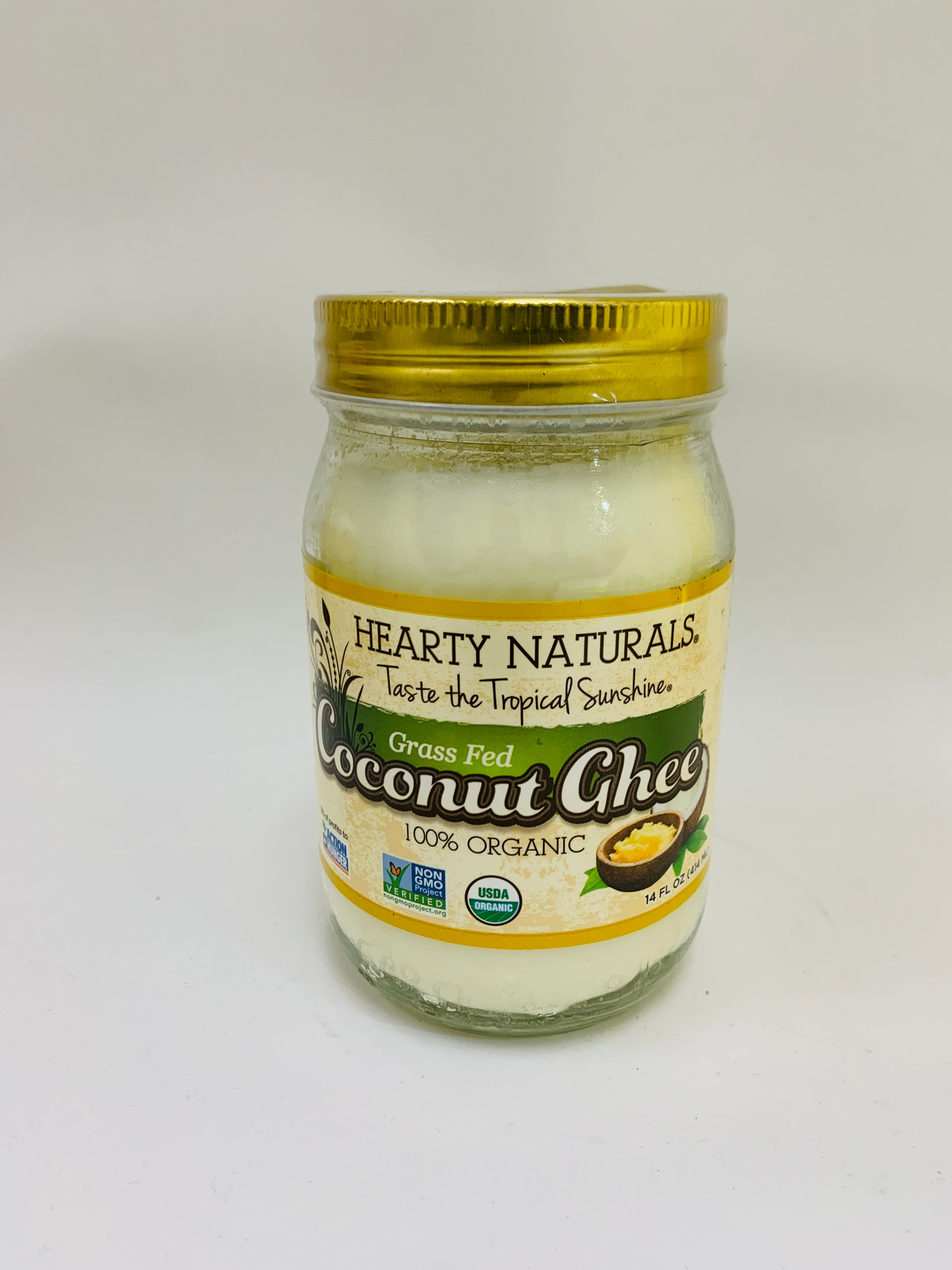 100% Organic Coconut Ghee  14Fl