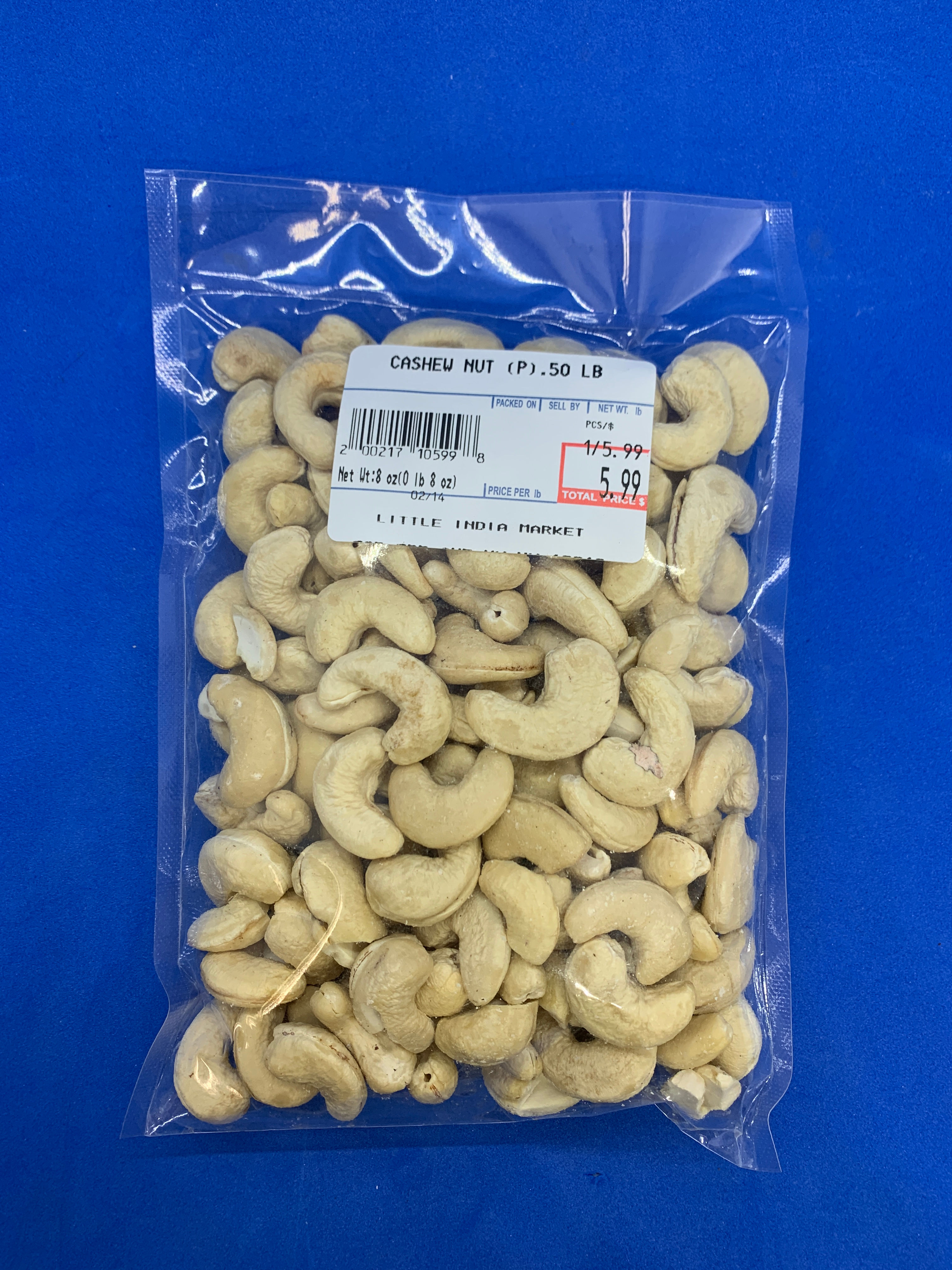 Whole Casheunut 0.50 Lb