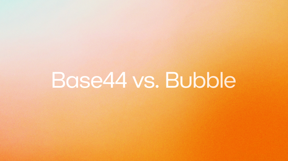 Base44 vs Bubble