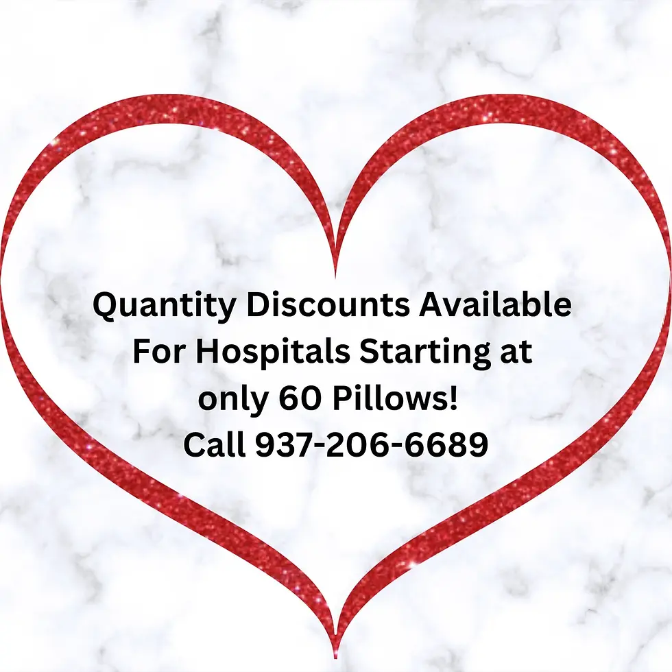 Thumbnail: Hospital Logo Custom Heart Surgery Cough Pillow For Open Heart Surgery Support P