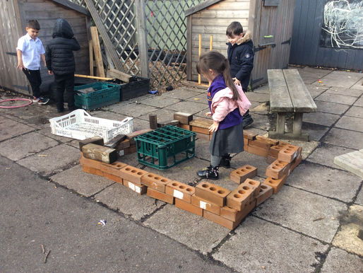Reception Working Hard