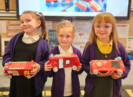 Year 2 Fire Engine building