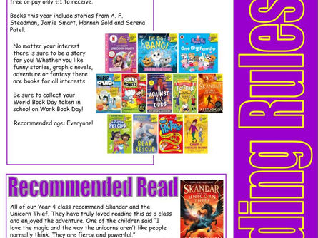 Reading Newsletter - 25th Edition