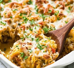 SPAGHETTI SQUASH CASSEROLE