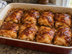 Baked BBQ Chicken Thighs—Low-Carb Style