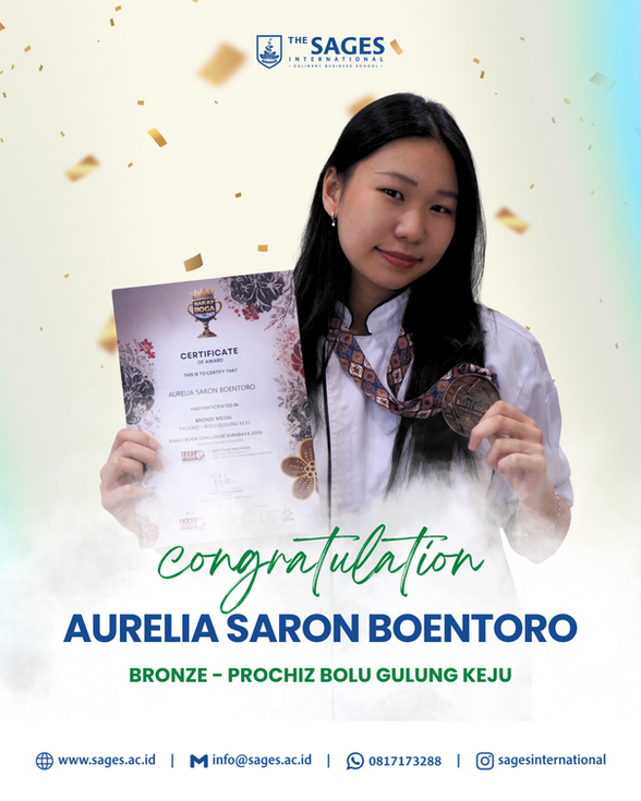 Sages Academy earned an impressive 16 awards at the Bakat Boga Challenge during EASTFOOD Indonesia 2026, demonstrating excellence in culinary innovation, technical skills, and professional training.