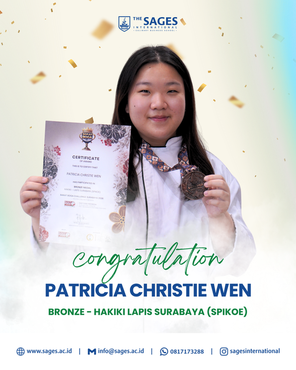 Sages Academy earned an impressive 16 awards at the Bakat Boga Challenge during EASTFOOD Indonesia 2026, demonstrating excellence in culinary innovation, technical skills, and professional training.