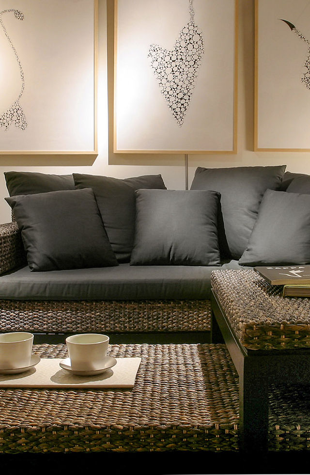 YOTHAKA高級家具タイ生産　定価¥123,200 ウォーターヒヤシンスベンチ YOTHAKA高級家具タイ生産 定価¥123,200 ウォーターヒヤシンスベンチ