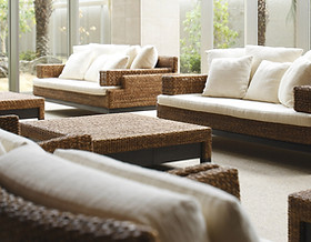 YOTHAKA高級家具タイ生産　定価¥123,200 ウォーターヒヤシンスベンチ ウォーターヒヤシンス家具 | YOTHAKA | ヨタカ家具