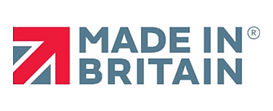 British-made product certified with the Made in Britain logo
