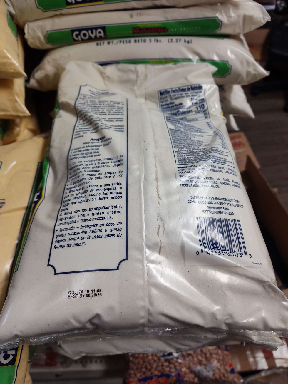 Thumbnail: Goya white corn Meal enriched 5lb