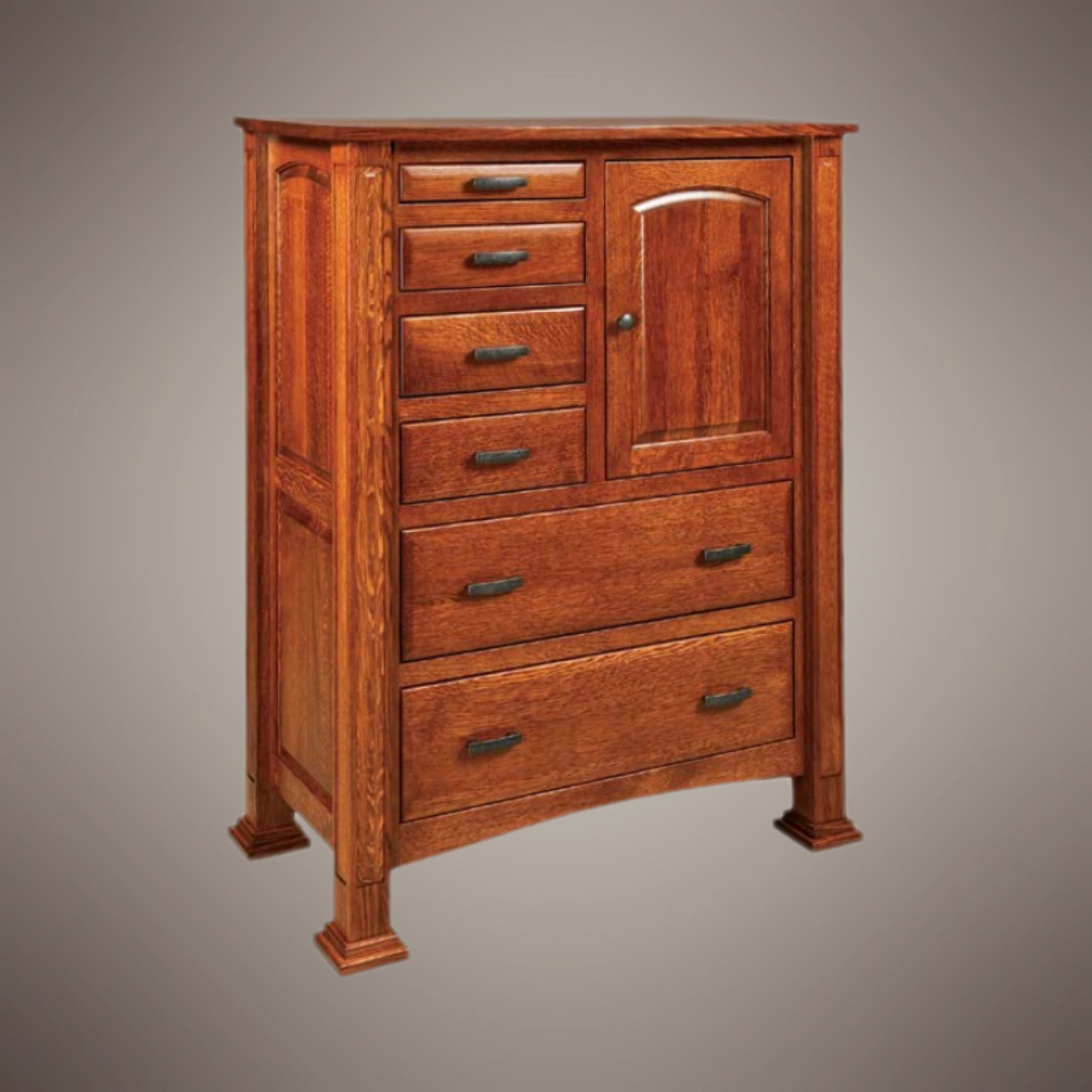 Lexington 6 Drawer 1 Door Gentleman’s Chest