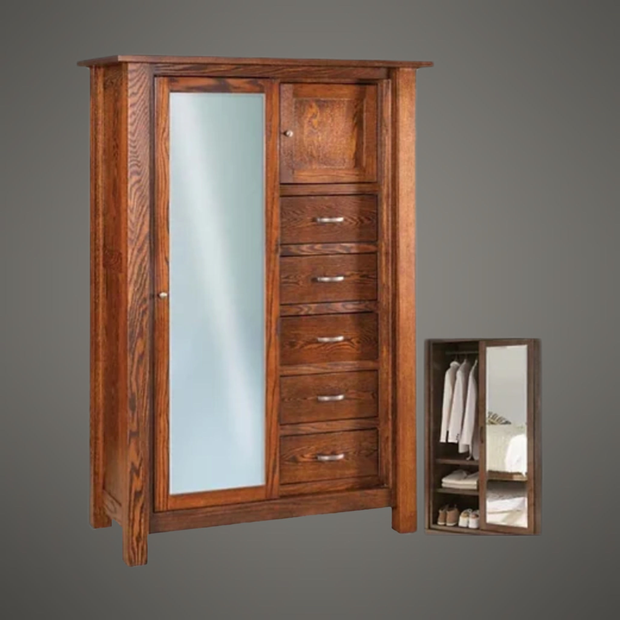 Heidi Sliding Door Chifforobe