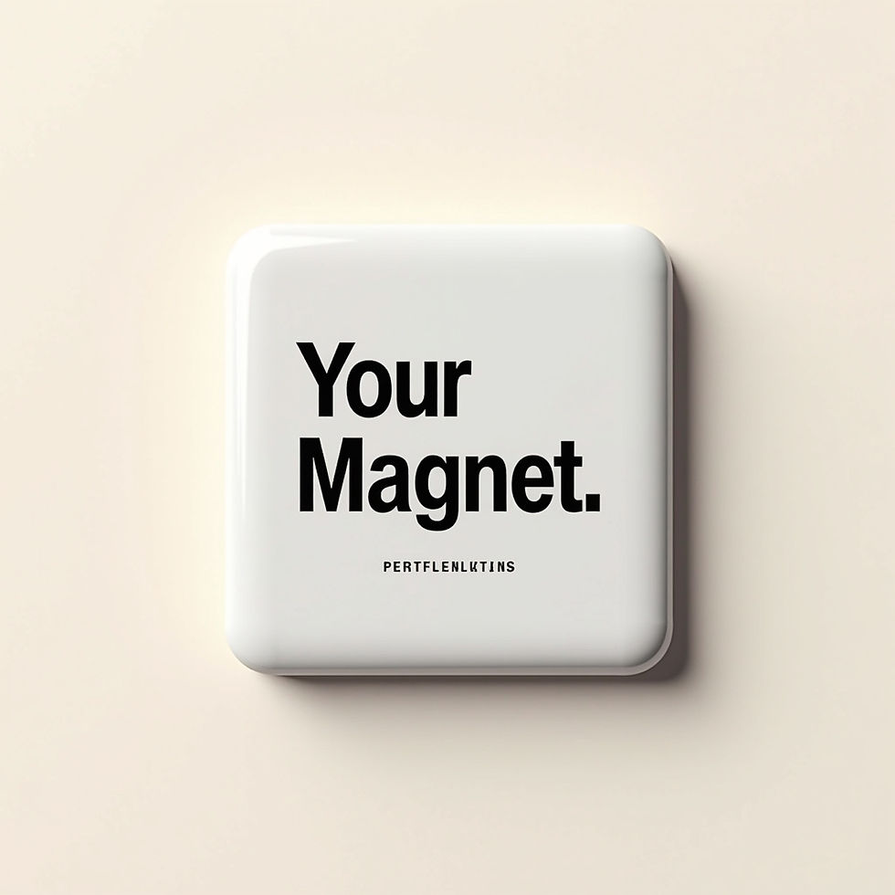 Square Magnet Button