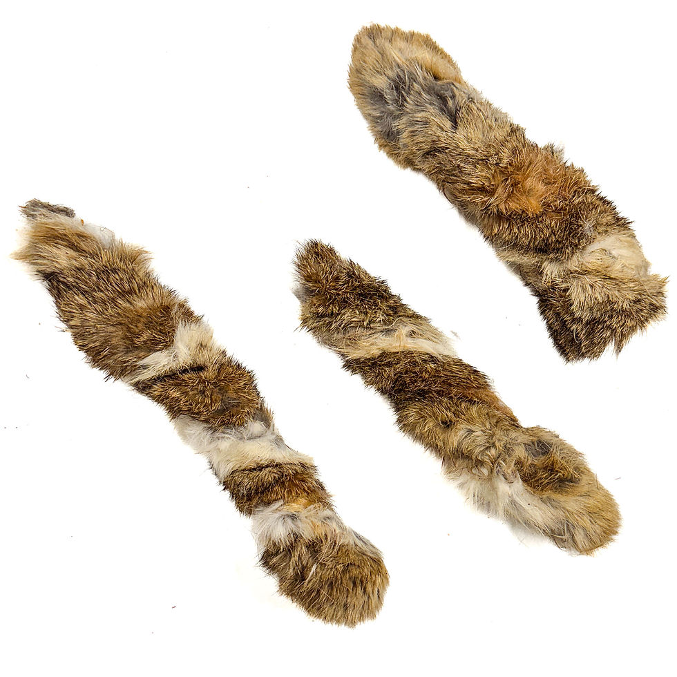 Furry Rabbit Skin Twist (15cm) - 20pc (Wholesale)