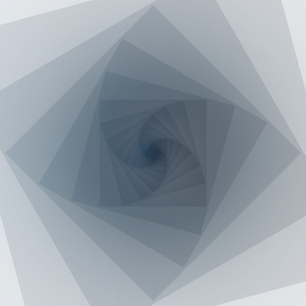 "Gray Square Spiral"