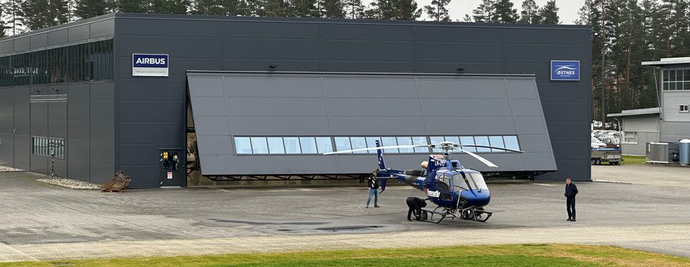 Pilot training at Østnes facilities