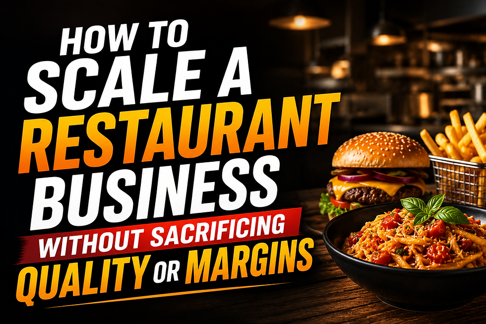 How to Scale a Restaurant Business Without Sacrificing Quality or Margins