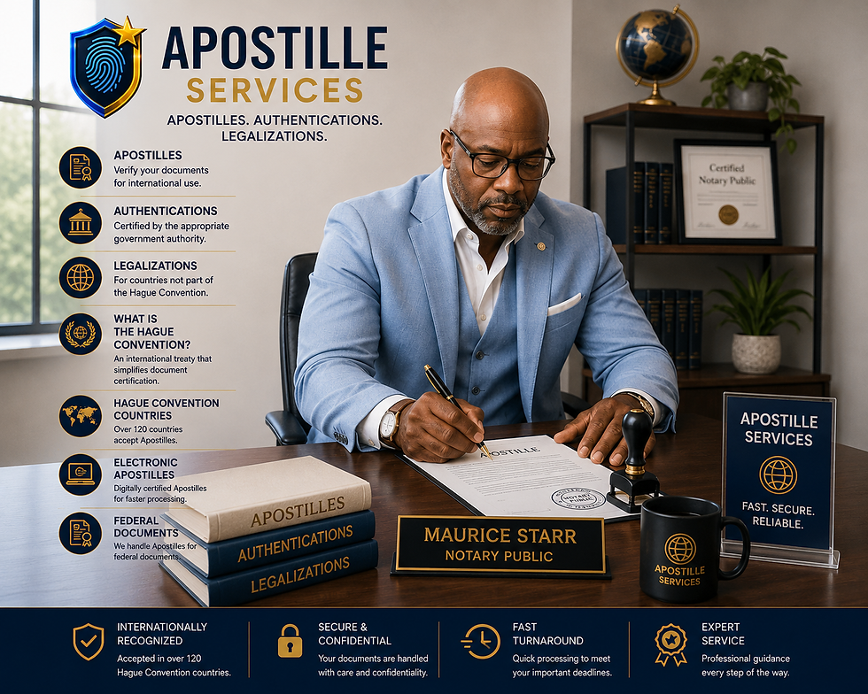 Raeford NC, Document Apostille, Legalization, Document Translation, and More