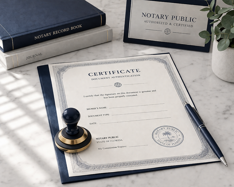 Apostille Notary Public Service Near Weston Florida