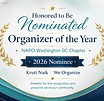 2026 Organizer of the Year nomination for NAPO Washington DC Chapter 