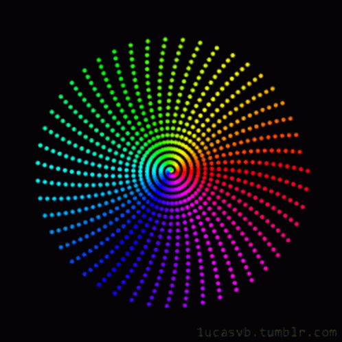 explosão de cores