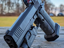 black handgun