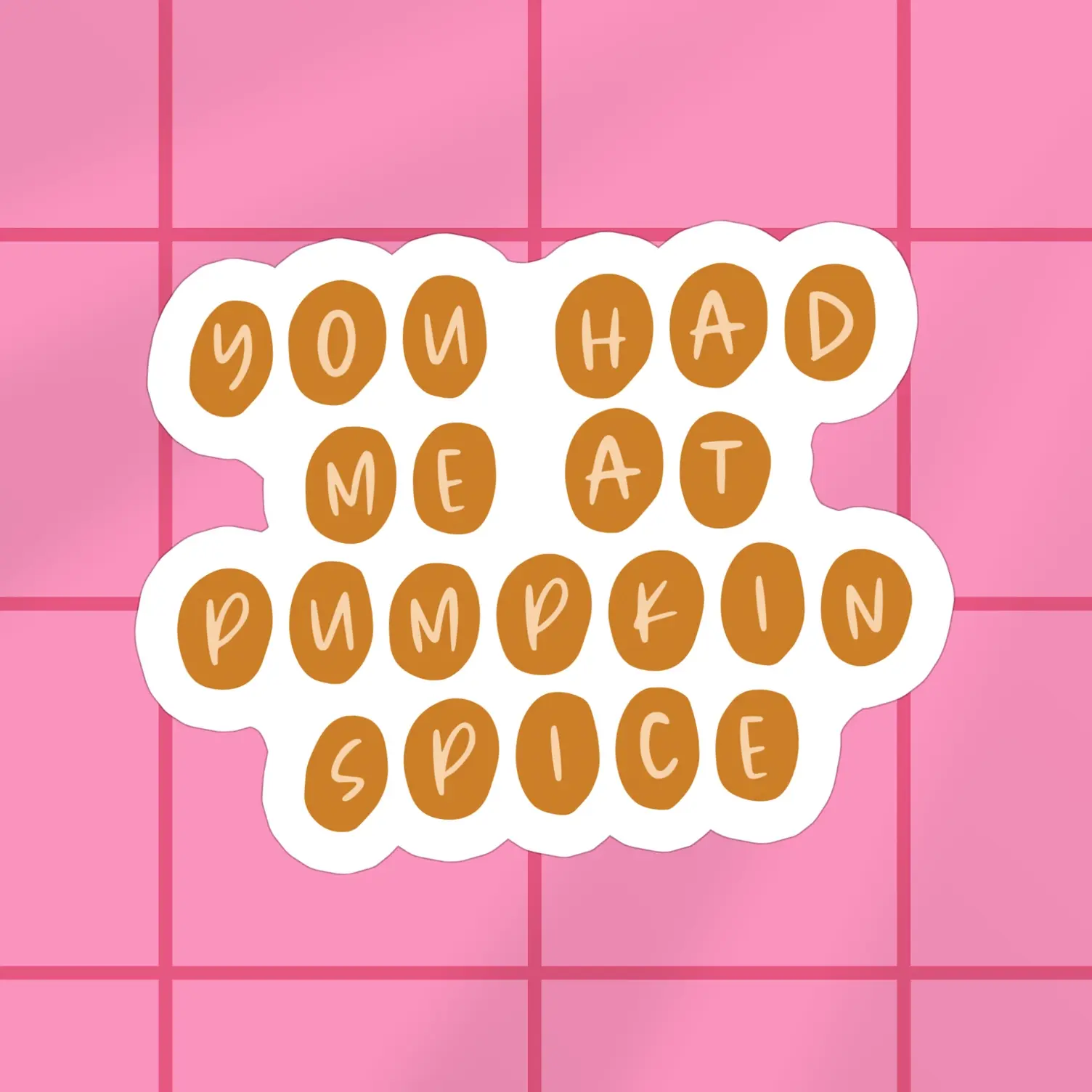 Pumpkin Spice Sticker