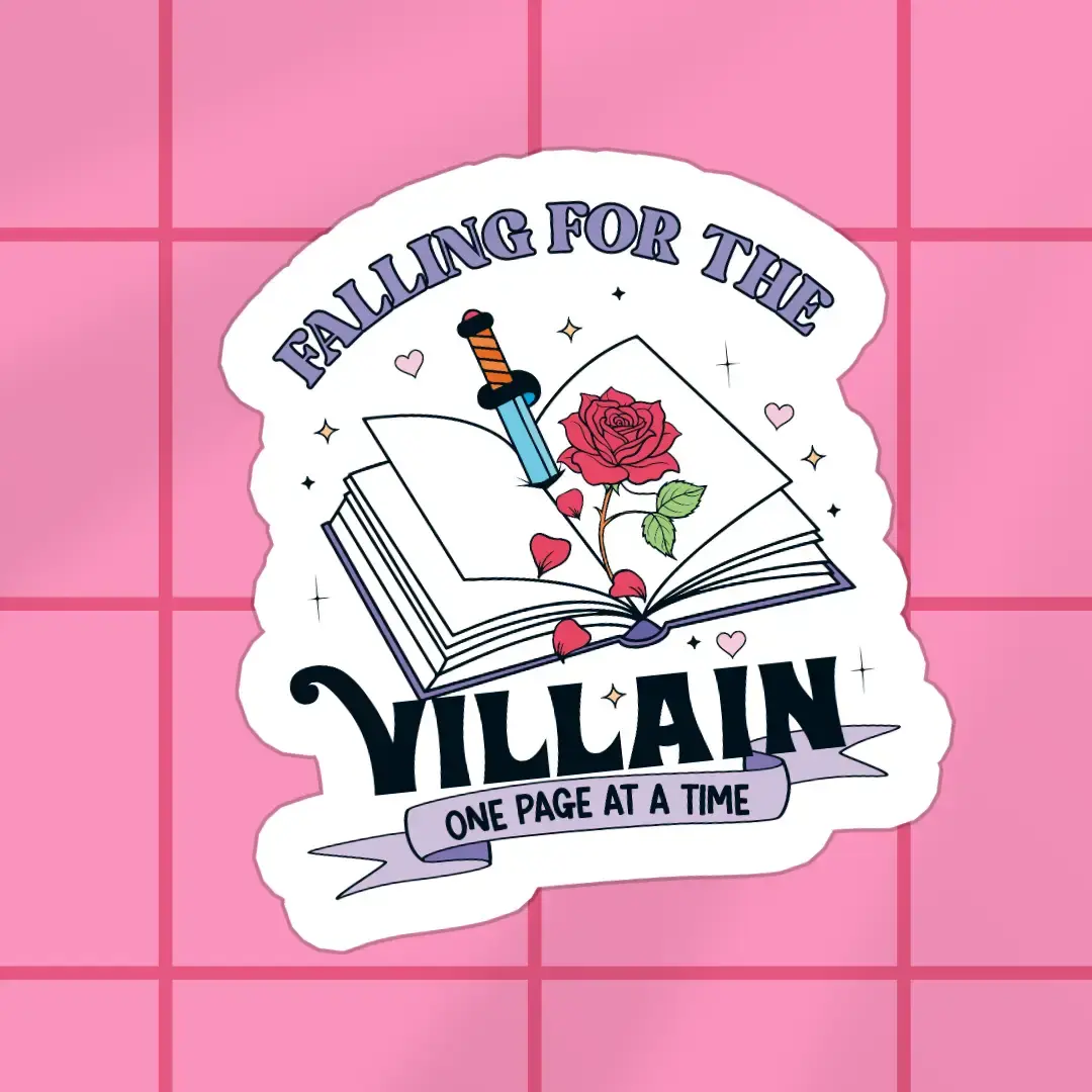 Falling for the Villain Sticker