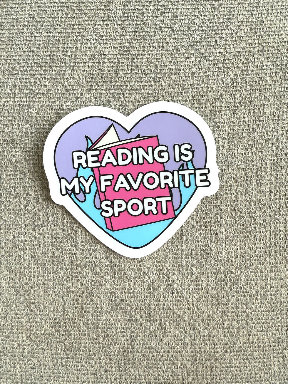 Reading Is My Favorite Sport Sticker