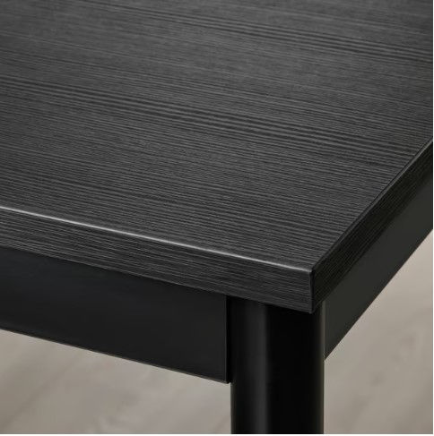 Thumbnail: SANDSBERG Table and 4 chairs, black black