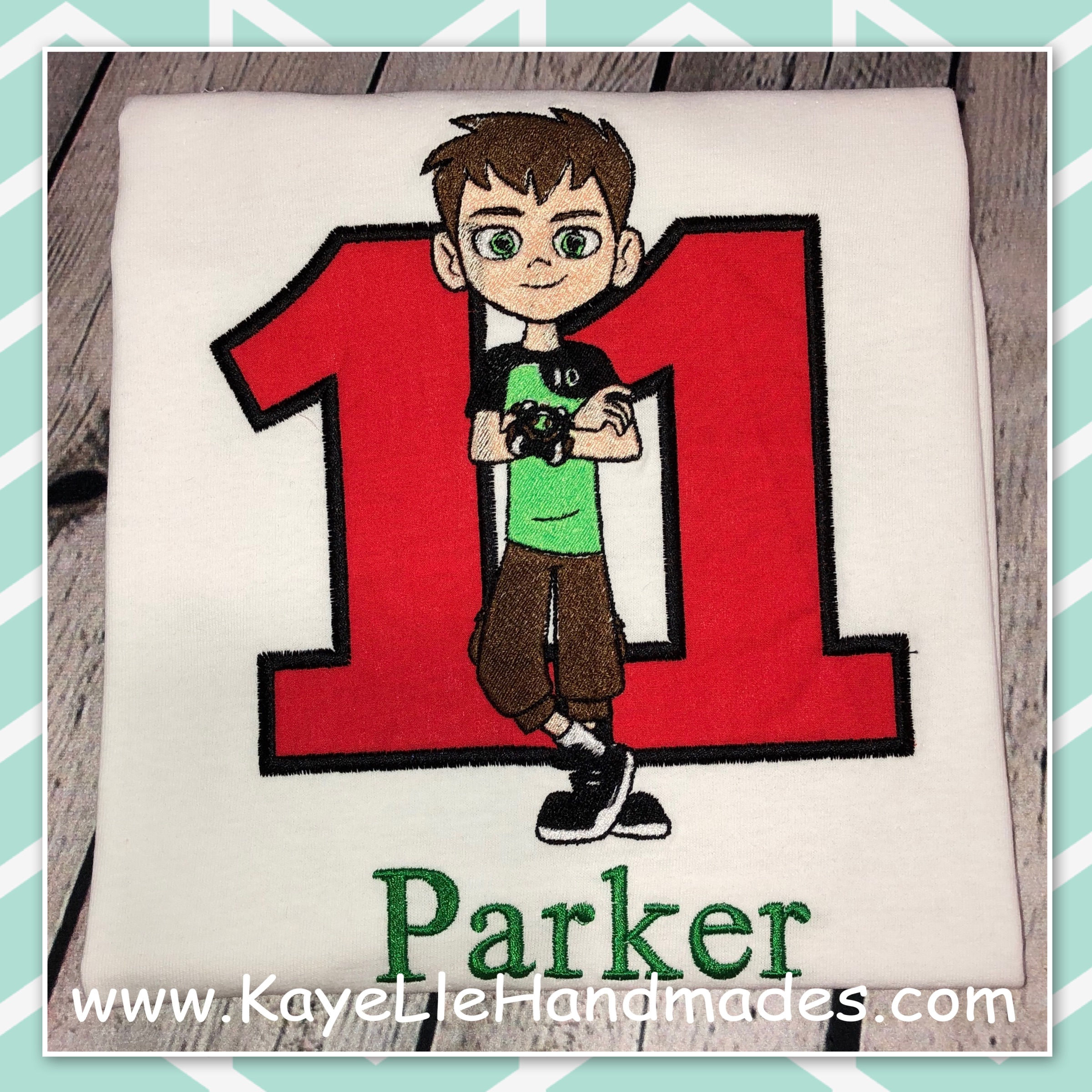 Embroidered Shirt - Birthday Shirt - Ben 10