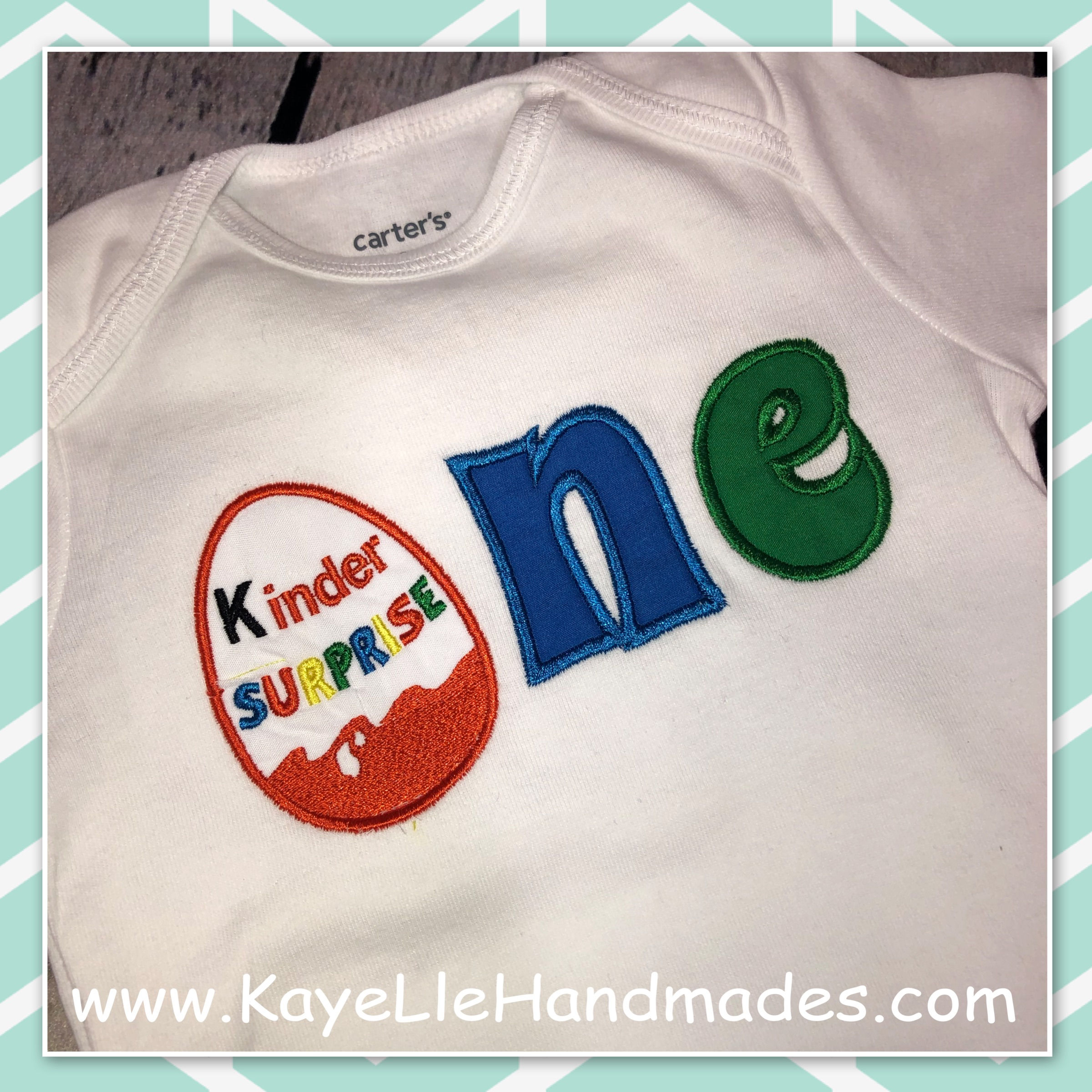 Embroidered Shirt - Birthday Shirt - Custom - Kinder Egg Surprise