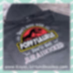 Thumbnail: ADULT - Vinyl Sweatshirt - Saying Hoodie - Dinosaurs - Don't Mess