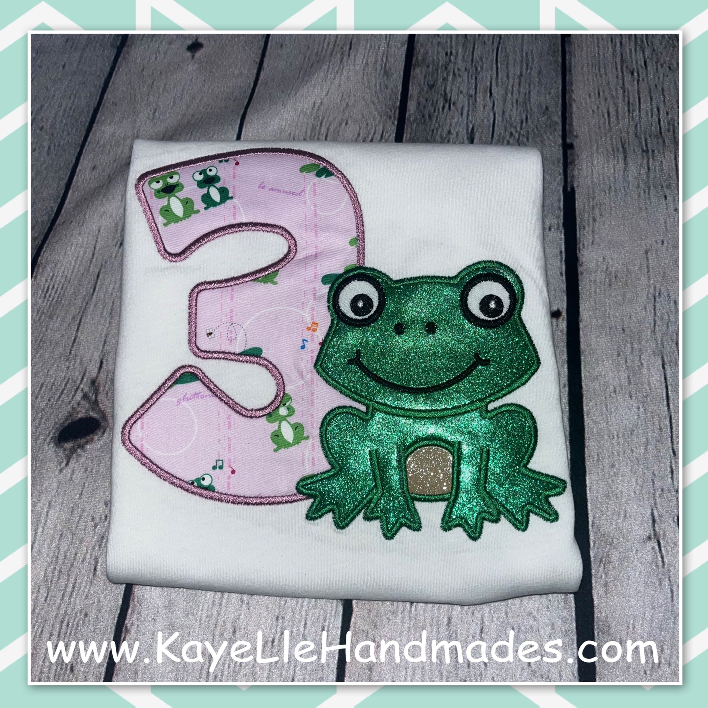 Embroidered Shirt - Birthday Shirt - Frog
