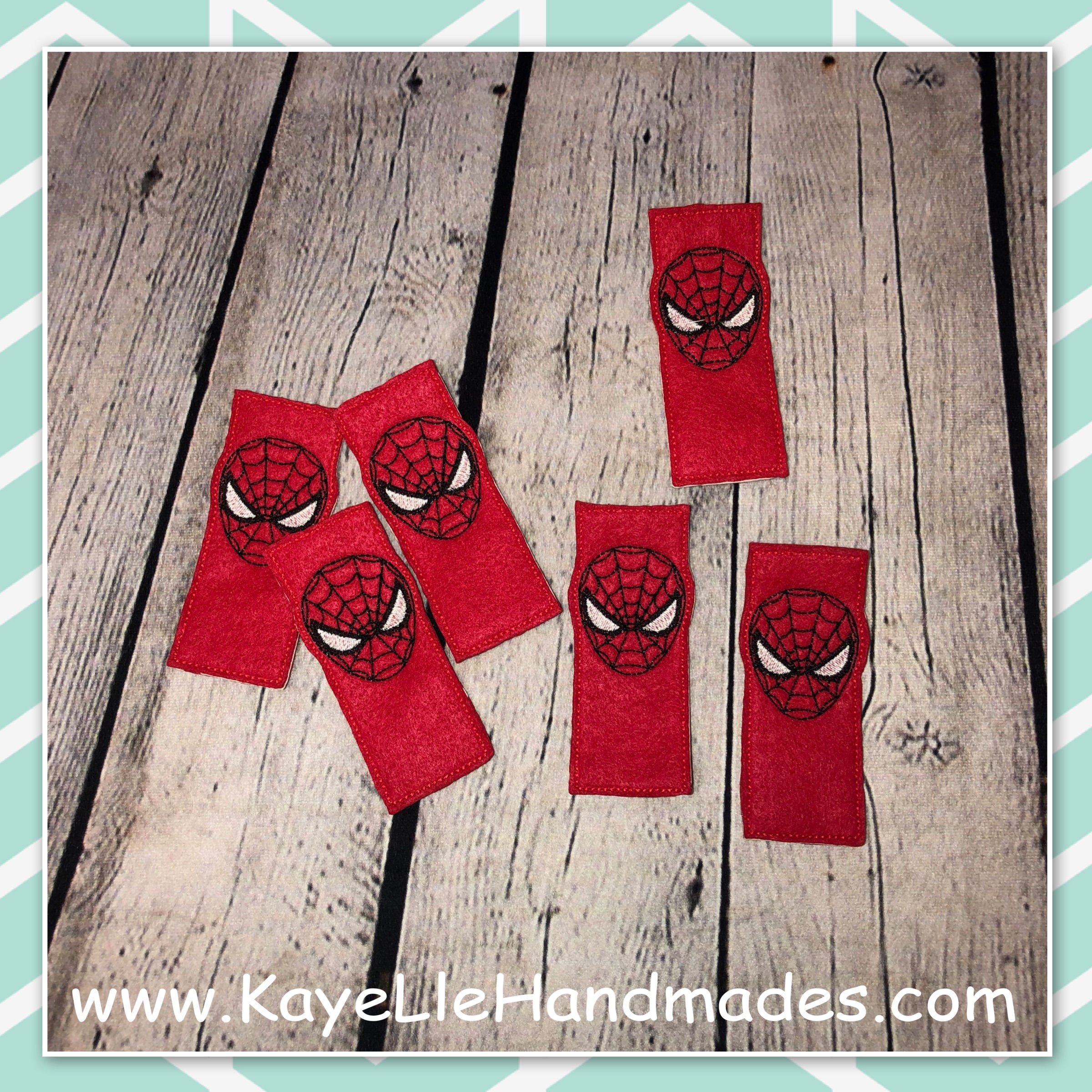 Embroidered Popsicle Sleeve - Frozen Freezies/Yogurt - Spiderman