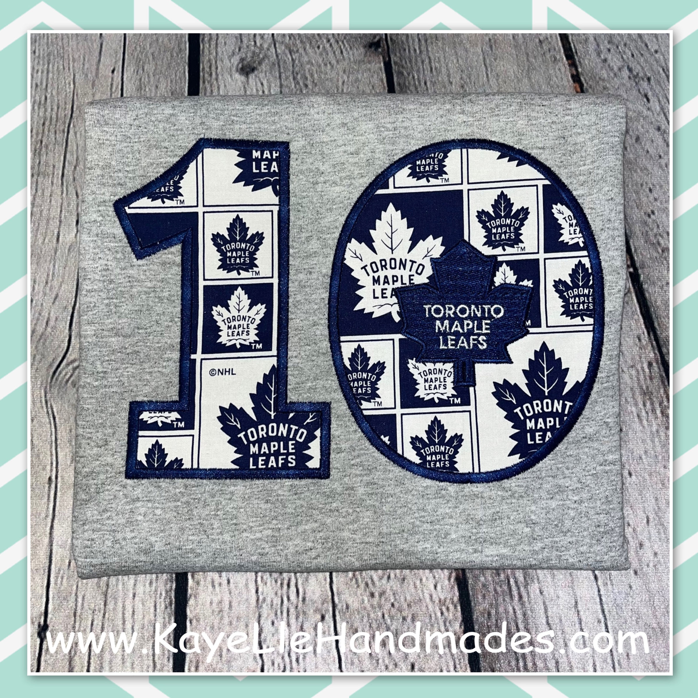 Embroidered Shirt - Birthday Shirt - Sports - Toronto Maple Leaf