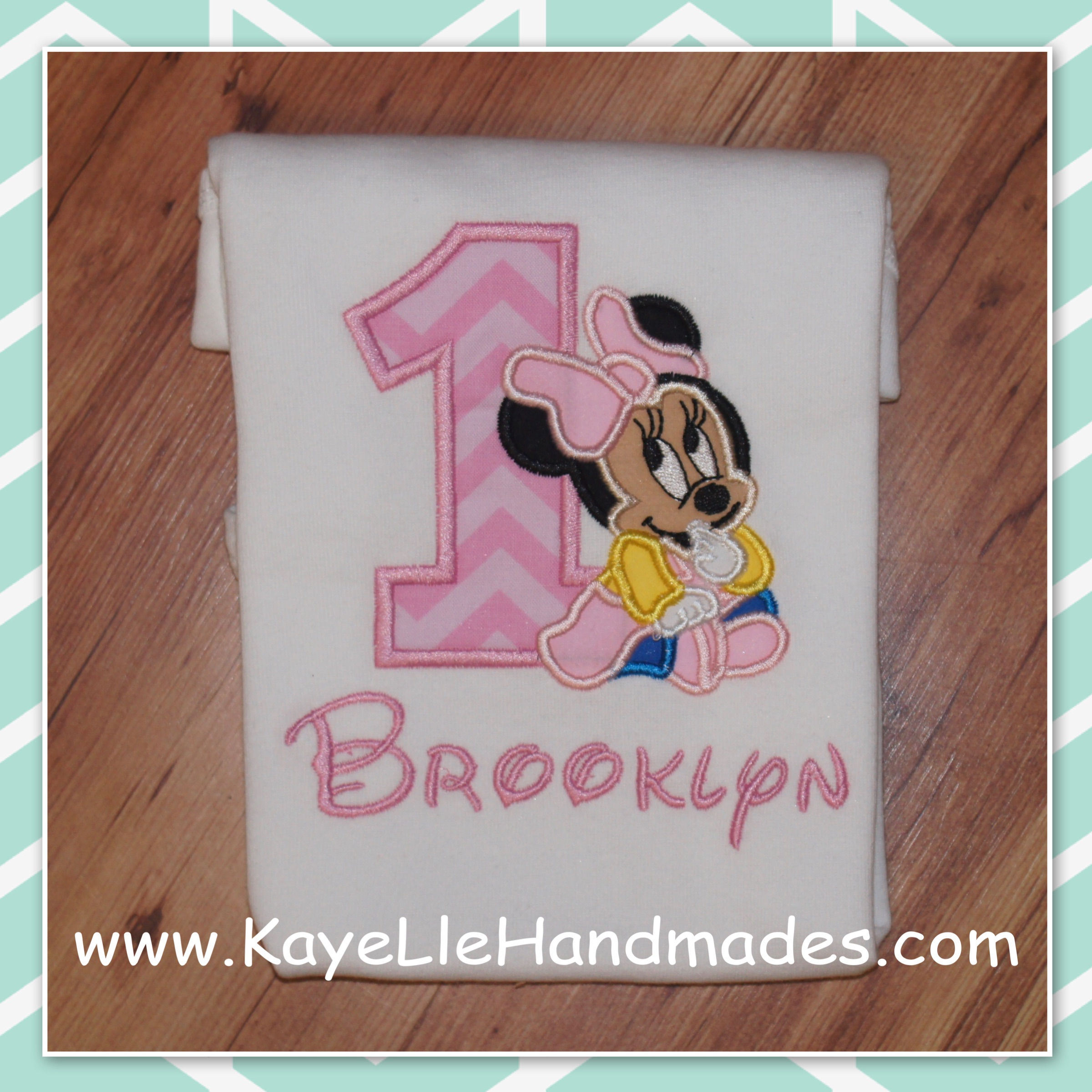 Embroidered Shirt - Birthday Shirt - Baby Mouse