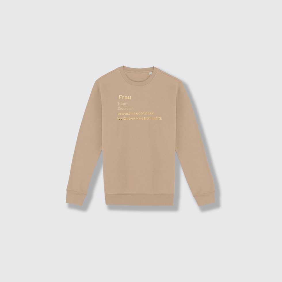 Thumbnail: Frau gold vinyl definition sweatshirt