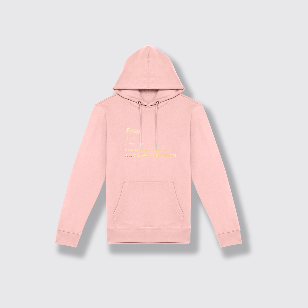 Thumbnail: Frau gold vinyl definition hoodie