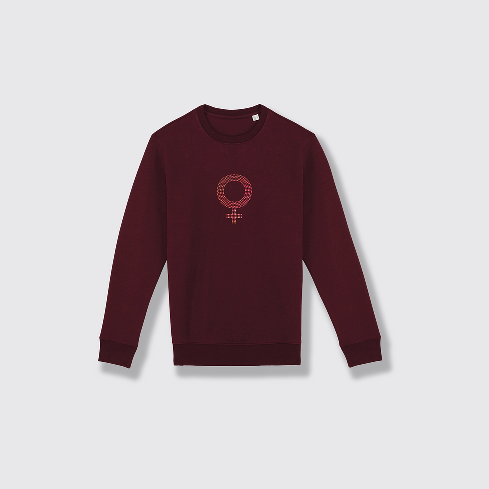 Venus on cherry cola sweatshirt