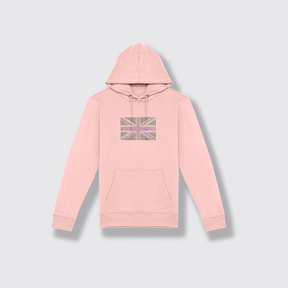 Thumbnail: Flag petal rose hoodie