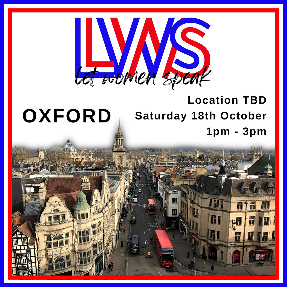 Let Women Speak Oxford