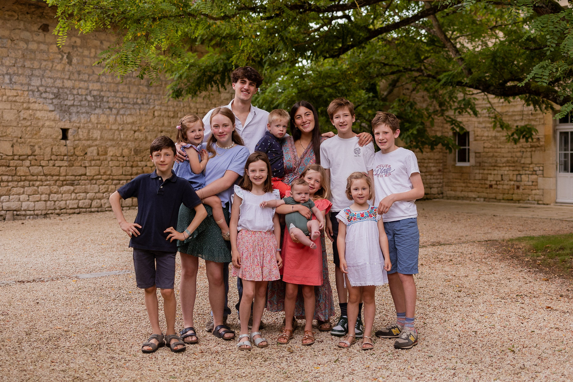Séance photo multigénérationnelle