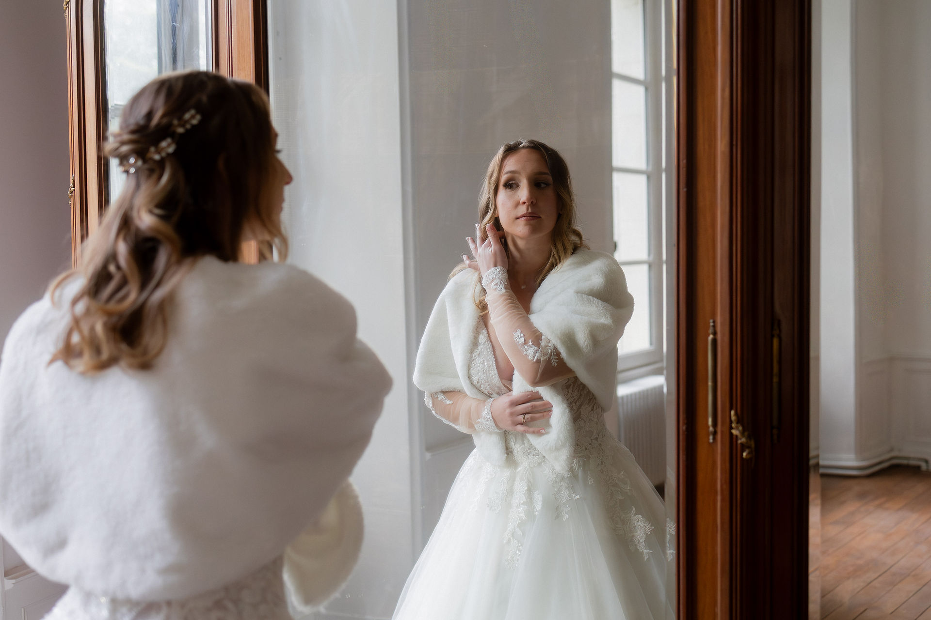 mariage hiver domaine boutelaye