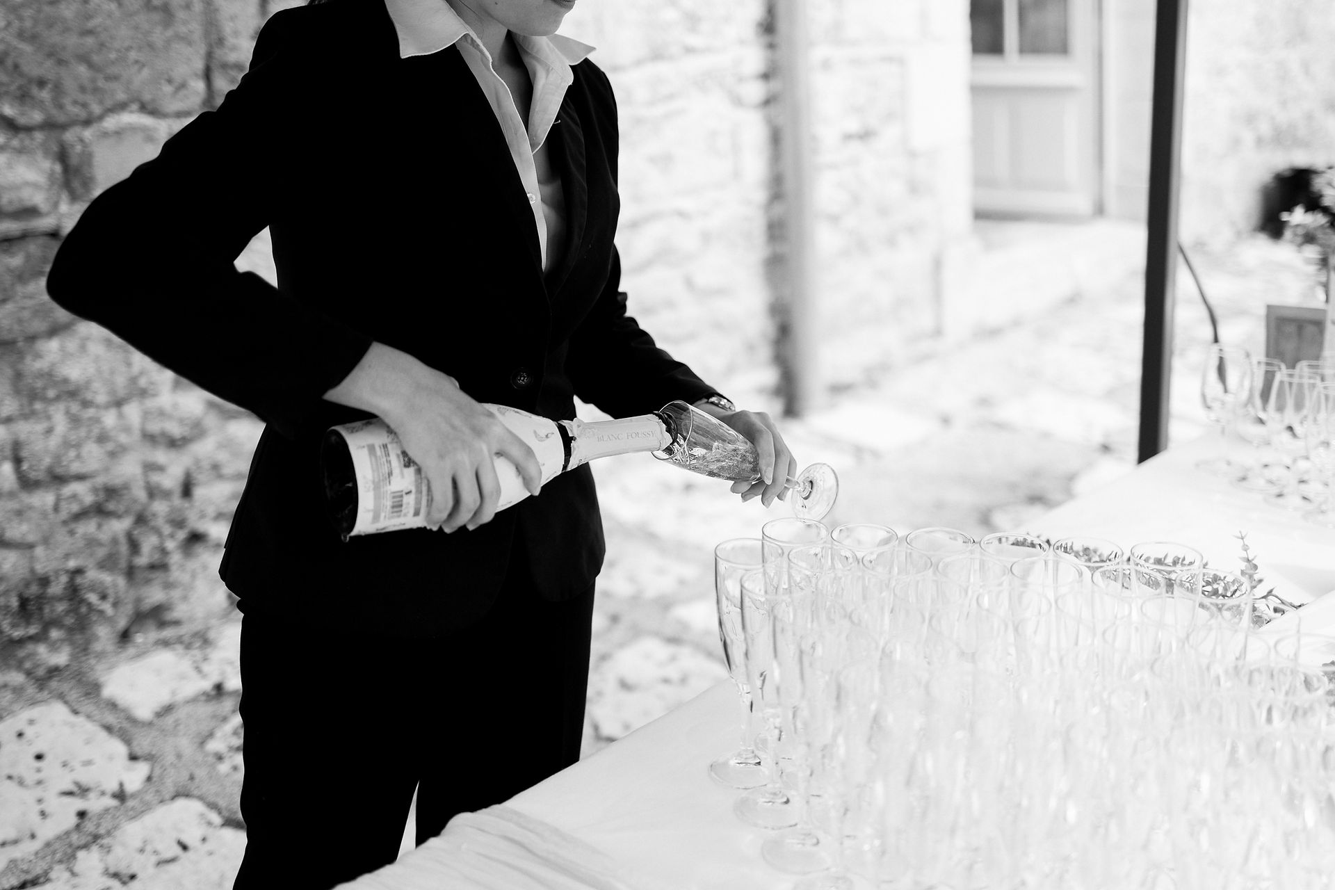 mariage au domaine de l'abbaye du pin à Béruges 86