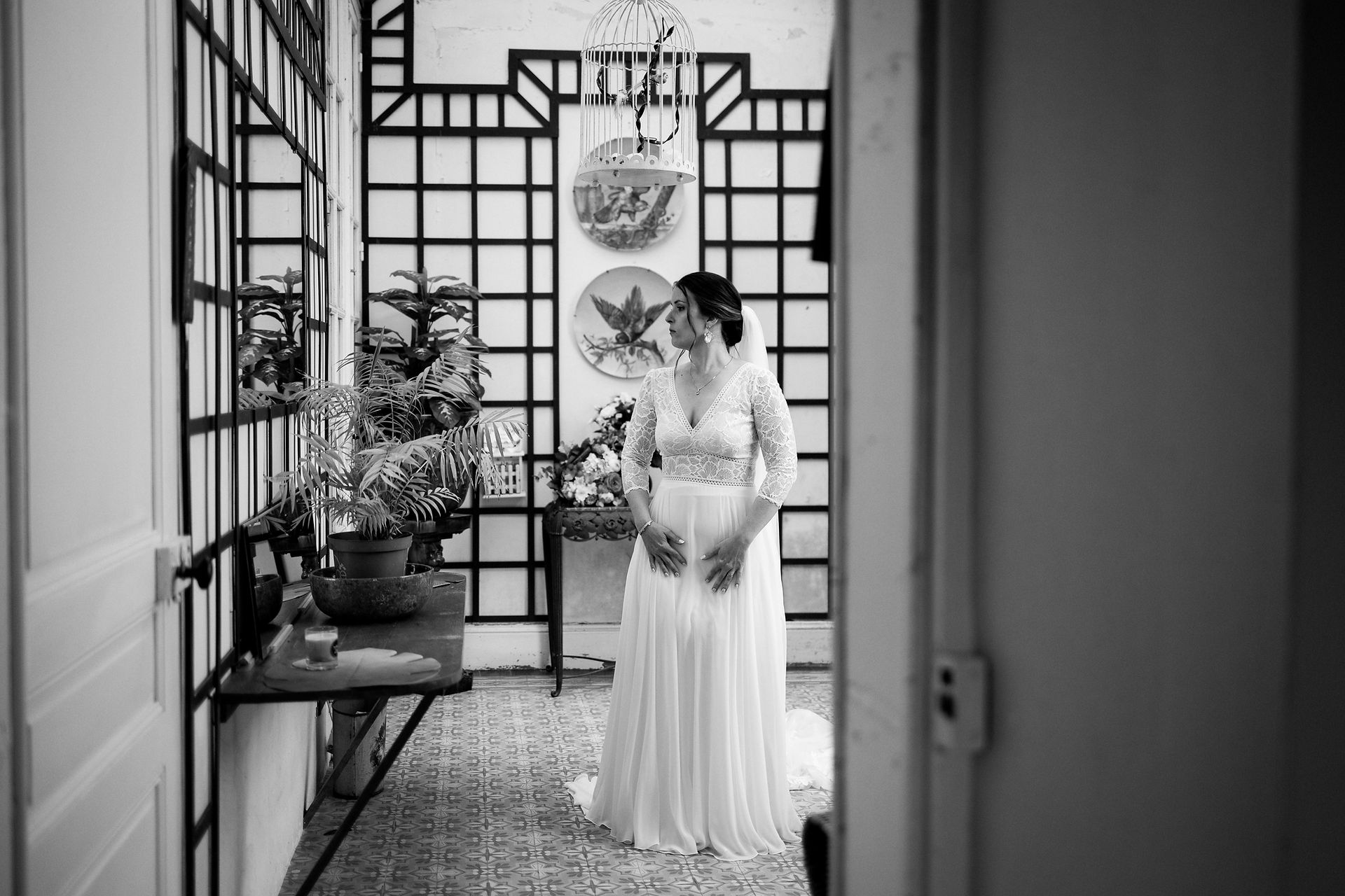 préparatif de la mariée