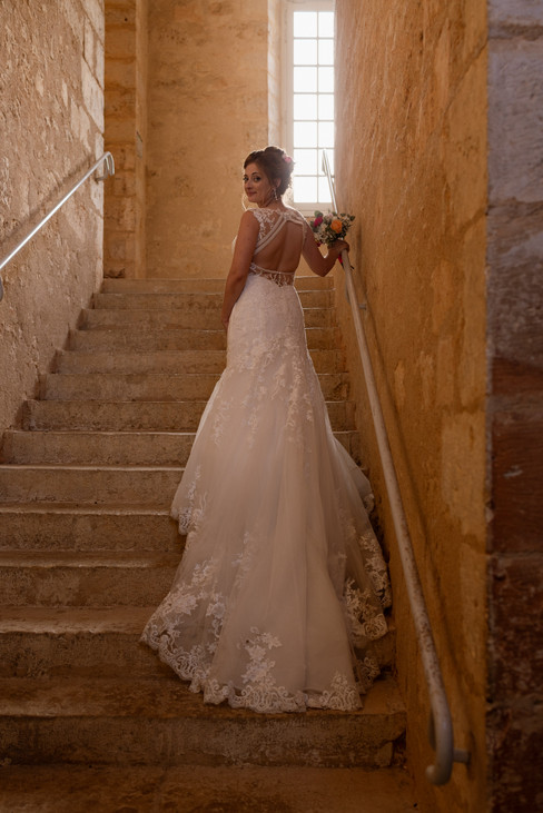 mariage au domaine de l'abbaye du pin à Béruges 86
